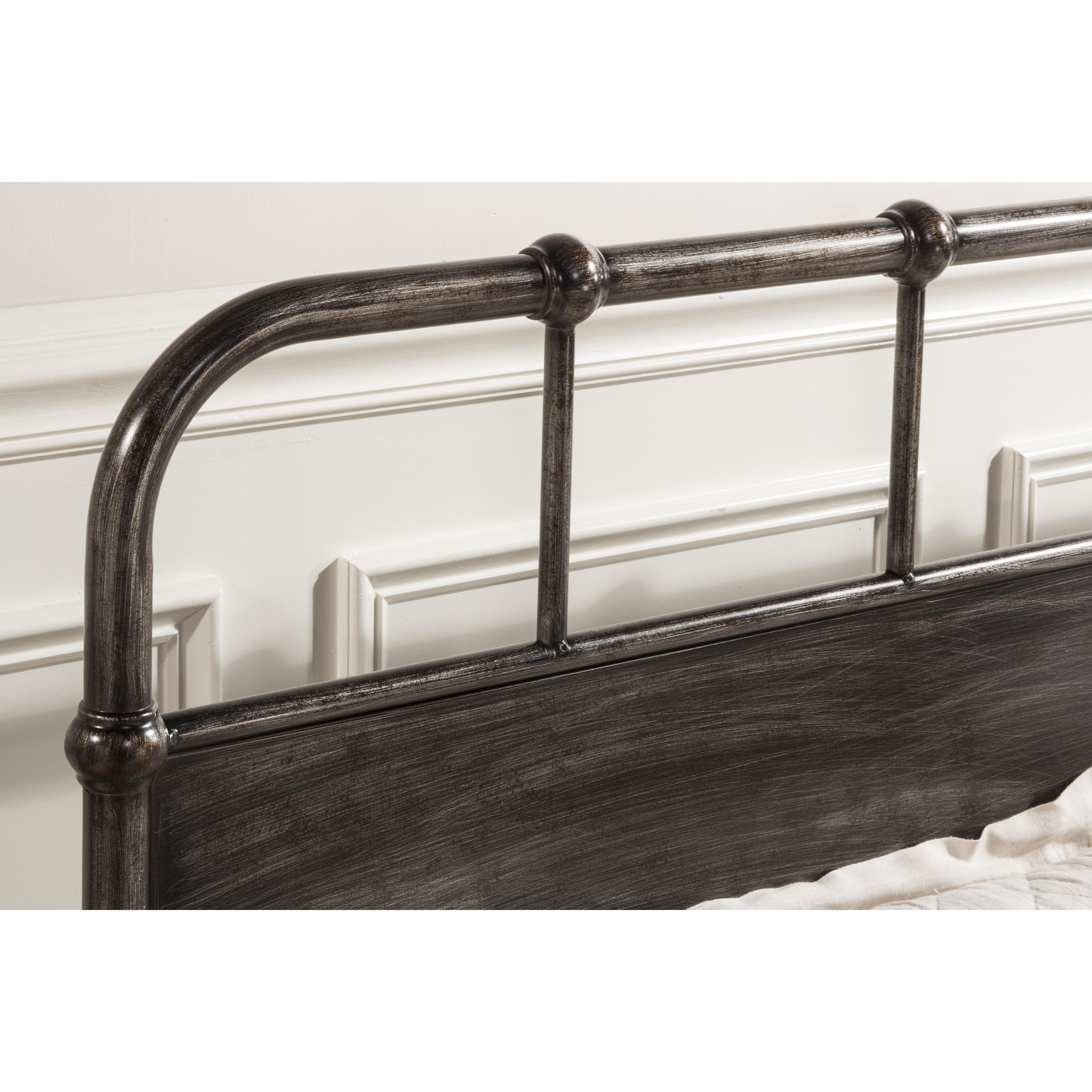 Hillsdale Metal Beds 1130HQ Black Metal Queen Headboard Westrich